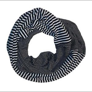 Victoria's Secret stripe infinity cotton scarf